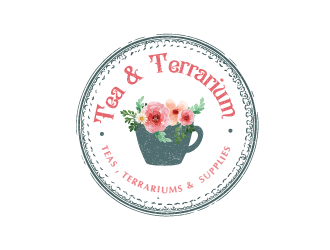 Tea & Terrarium logo design by Rachel