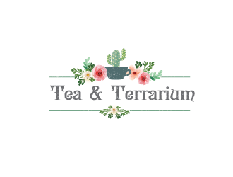Tea & Terrarium logo design by Rachel