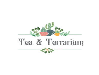 Tea & Terrarium logo design by Rachel