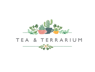 Tea & Terrarium logo design by Rachel