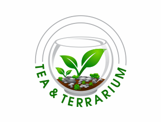 Tea & Terrarium logo design by mutafailan