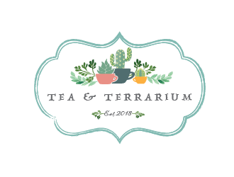 Tea & Terrarium logo design by Rachel