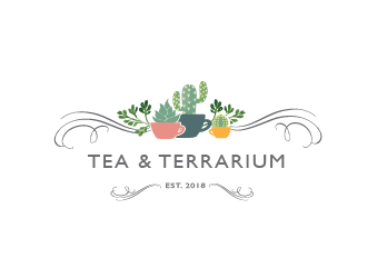 Tea & Terrarium logo design by Rachel
