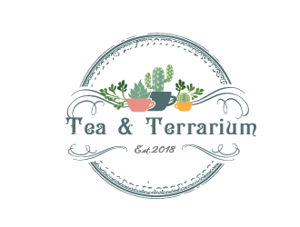 Tea & Terrarium logo design by Rachel