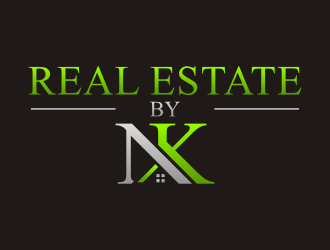 Real Estate by NK logo design by rizqihalal24