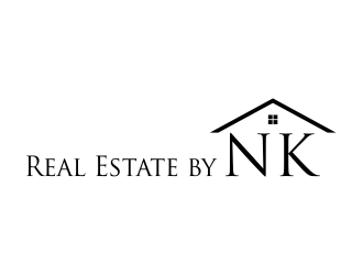 Real Estate by NK logo design by tukangngaret