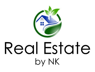 Real Estate by NK logo design by jetzu