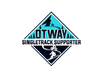 Otway Singletrack Supporter logo design by firstmove