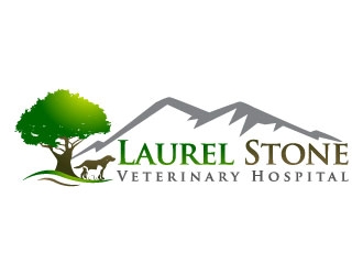 Laurel Stone Veterinary Hospital logo design by J0s3Ph
