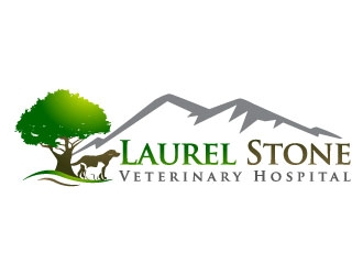 Laurel Stone Veterinary Hospital logo design by J0s3Ph
