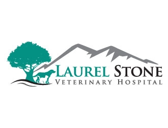 Laurel Stone Veterinary Hospital logo design by J0s3Ph