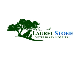 Laurel Stone Veterinary Hospital logo design by mawanmalvin