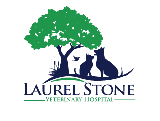 Laurel Stone Veterinary Hospital logo design by bloomgirrl