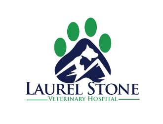 Laurel Stone Veterinary Hospital logo design by bloomgirrl