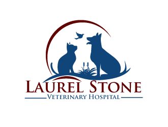 Laurel Stone Veterinary Hospital logo design by bloomgirrl