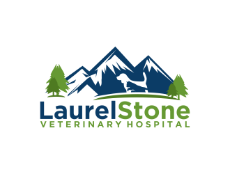 Laurel Stone Veterinary Hospital logo design by imagine