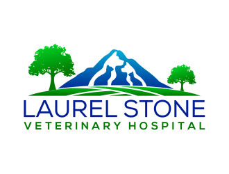 Laurel Stone Veterinary Hospital logo design by cintoko