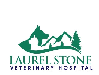 Laurel Stone Veterinary Hospital logo design by PMG