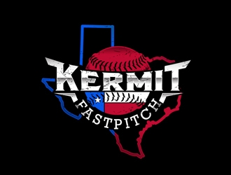 Kermit Fastpitch logo design by DreamLogoDesign