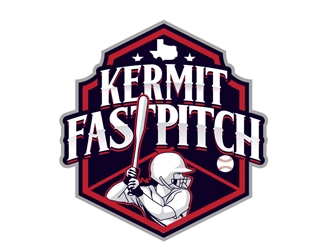Kermit Fastpitch logo design by DreamLogoDesign