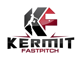 Kermit Fastpitch logo design by DreamLogoDesign