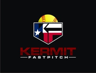 Kermit Fastpitch logo design by agil