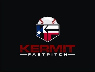 Kermit Fastpitch logo design by agil