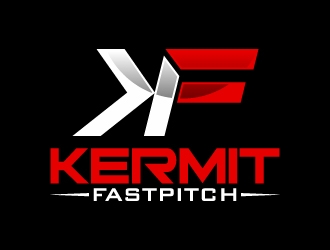 Kermit Fastpitch logo design by KDesigns