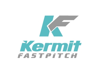 Kermit Fastpitch logo design by KDesigns