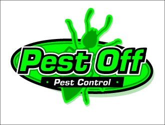 Pest Off Pest Control logo design by ORPiXELSTUDIOS
