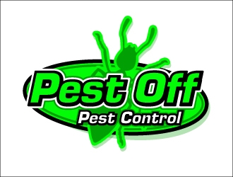 Pest Off Pest Control logo design by ORPiXELSTUDIOS