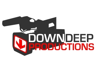 DownDeep Productions  logo design by ElonStark