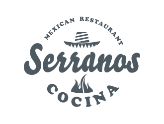 Serranos Cocina logo design by cikiyunn
