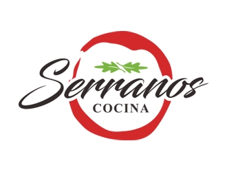 Serranos Cocina logo design by Eliben