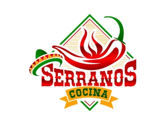 Serranos Cocina logo design by uttam