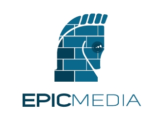 Epic Media logo design by savvyartstudio