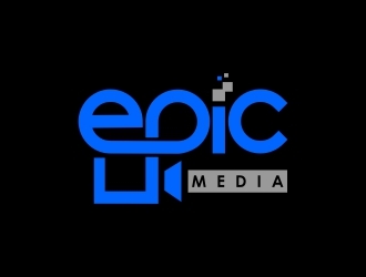Epic Media logo design by fortunato