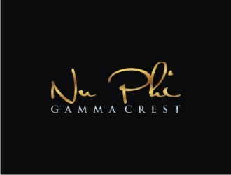 Nu Phi Gamma Crest (No Fucks Given) logo design by bricton