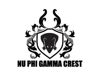 Nu Phi Gamma Crest (No Fucks Given) logo design by bcendet