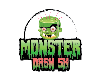 Monster Dash 5K logo design by czars