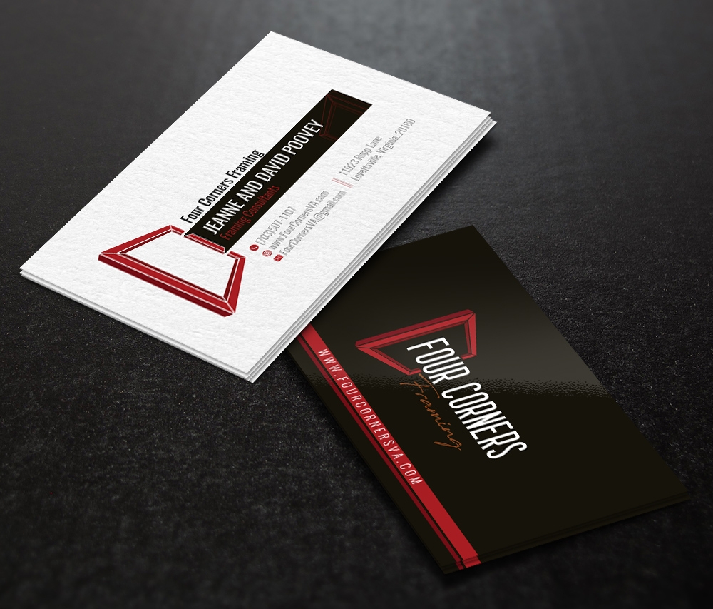 Four Corners Framing logo design by DreamLogoDesign