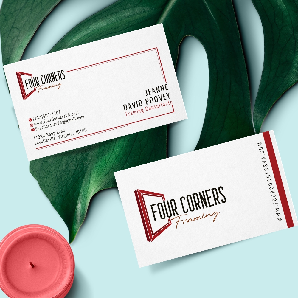 Four Corners Framing logo design by DreamLogoDesign