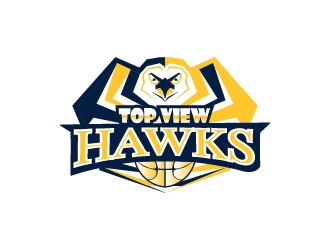 Top View Hawks logo design by BaneVujkov
