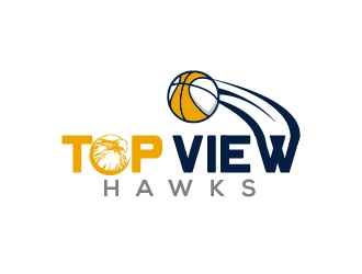 Top View Hawks logo design by usashi