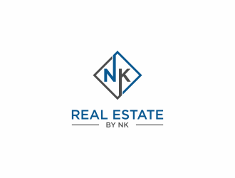 Real Estate by NK logo design by haidar
