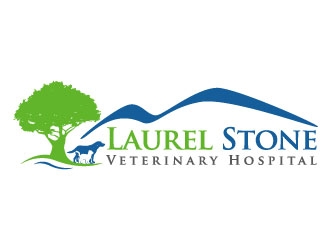 Laurel Stone Veterinary Hospital logo design by J0s3Ph