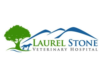 Laurel Stone Veterinary Hospital logo design by J0s3Ph