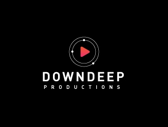 DownDeep Productions  logo design by mawanmalvin