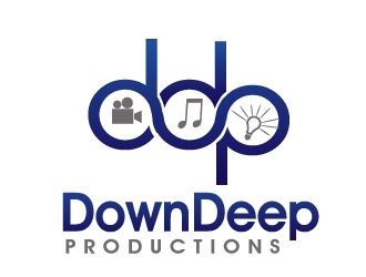 DownDeep Productions  logo design by PMG