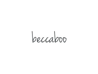 beccaboo  logo design by bricton